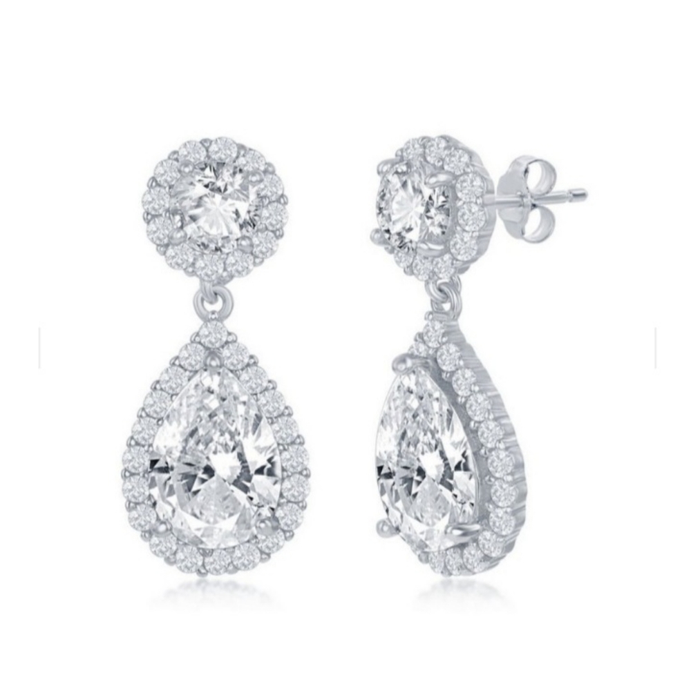 Tear drop earrings